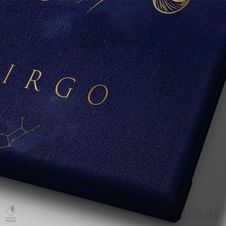 تابلو دکوراتیو برج سنبله اثر کورنل ولاد - نمای نزدیک بافت بوم