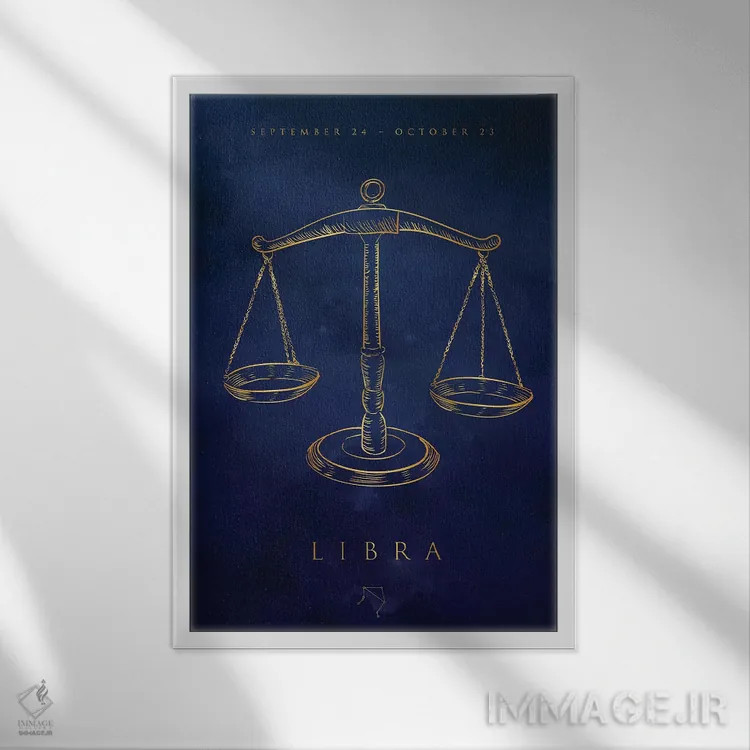 تابلو دکوراتیو برج میزان اثر کورنل ولاد - نمای قابدار سفید