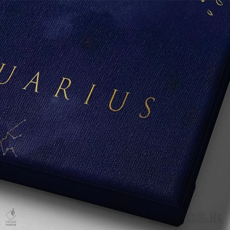 تابلو دکوراتیو برج دلو اثر کورنل ولاد - نمای نزدیک بافت بوم