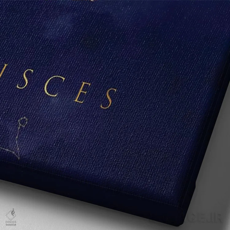 تابلو دکوراتیو برج حوت اثر کورنل ولاد - نمای نزدیک بافت بوم