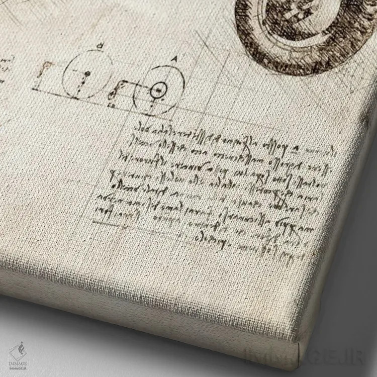 تابلو دکوراتیو تراکتور قدیمی اثر کورنل ولاد - نمای نزدیک بافت بوم