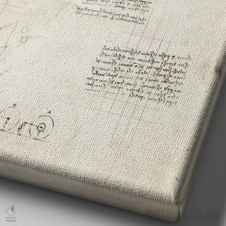 تابلو دکوراتیو برش نمای داخلی خودرو اثر کورنل ولاد - نمای نزدیک بافت بوم