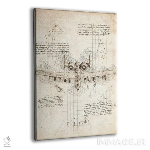 تابلو دکوراتیو ای-۱۰ تاندر بولت اثر کورنل ولاد - نمای پرسپکتیو محصول