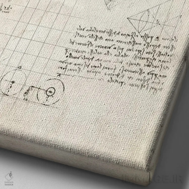 تابلو دکوراتیو ای-۱۰ تاندر بولت اثر کورنل ولاد - نمای نزدیک بافت بوم