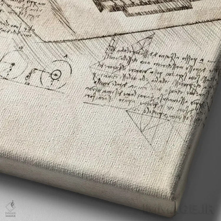 تابلو دکوراتیو اپل ۲ اثر کورنل ولاد - نمای نزدیک بافت بوم