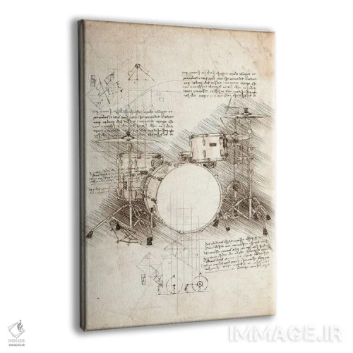 تابلو دکوراتیو ست درام اثر کورنل ولاد - نمای پرسپکتیو محصول