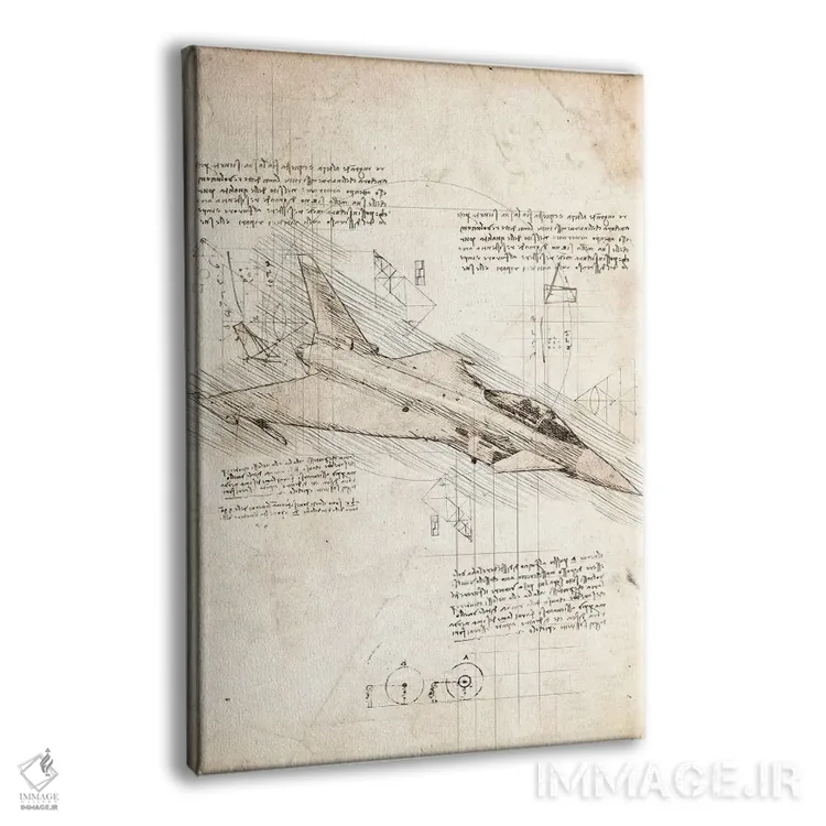 تابلو دکوراتیو یوروفایتر تایفون اثر کورنل ولاد - نمای پرسپکتیو محصول