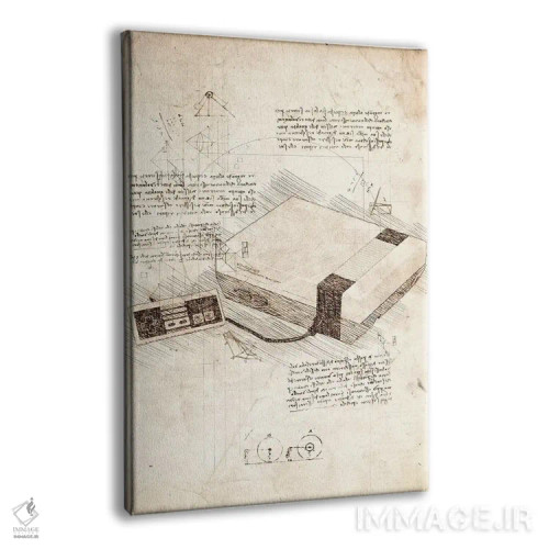 تابلو دکوراتیو مجموعه کنسول NES اثر کورنل ولاد - نمای پرسپکتیو محصول
