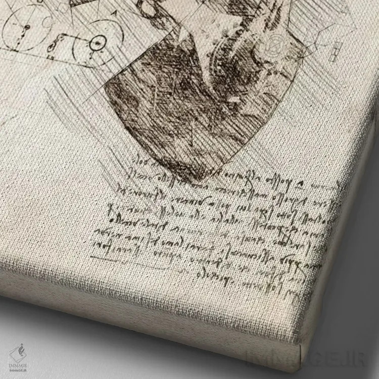 تابلو دکوراتیو کاوشگر کنجکاوی مریخ اثر کورنل ولاد - نمای نزدیک بافت بوم