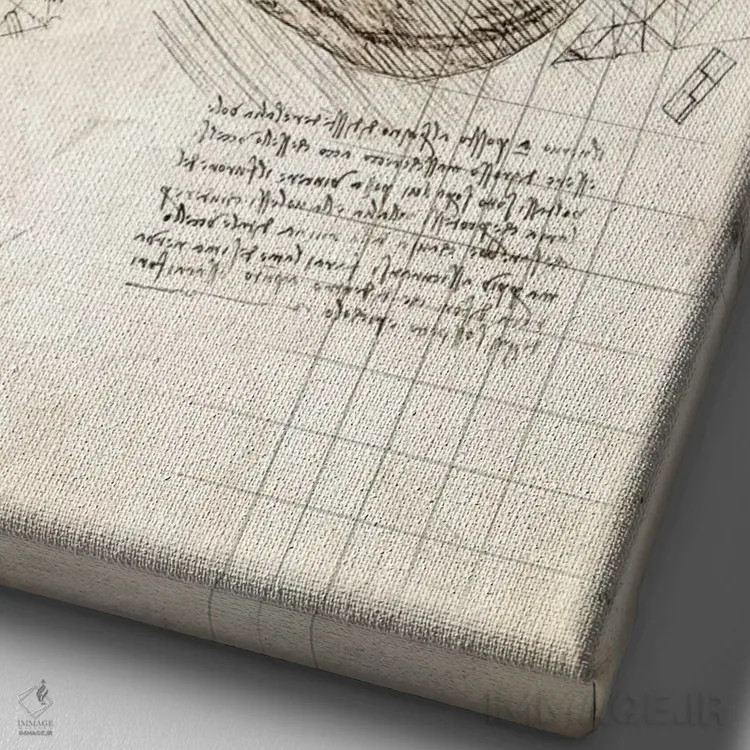 تابلو دکوراتیو جعبه موسیقی اثر کورنل ولاد - نمای نزدیک بافت بوم