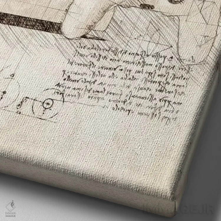 تابلو دکوراتیو پلی استیشن ۴ اثر کورنل ولاد - نمای نزدیک بافت بوم