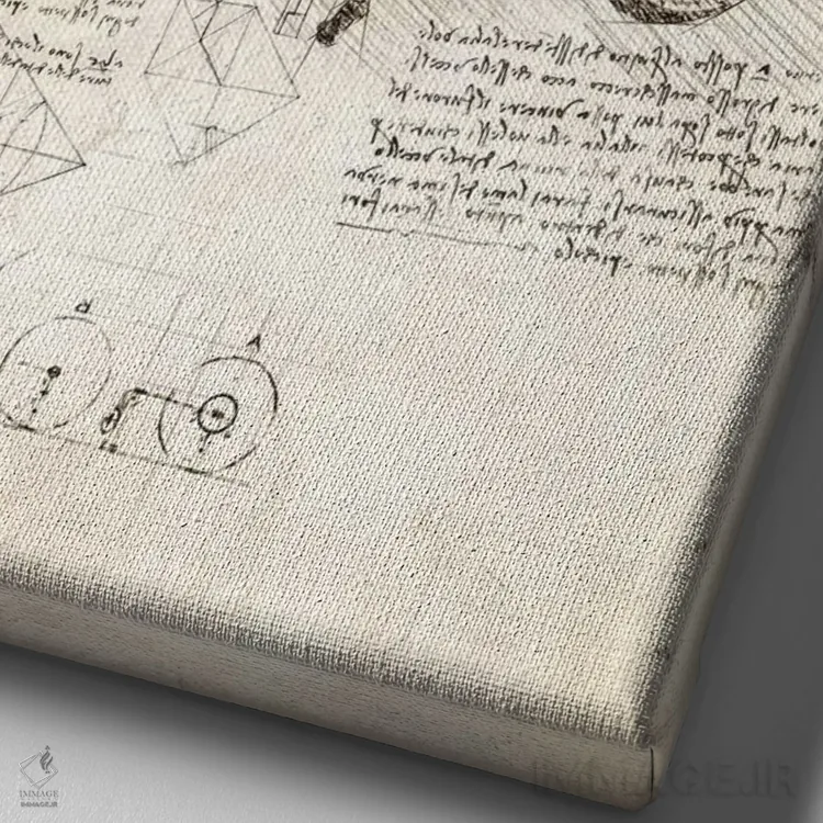 تابلو دکوراتیو اسکوتر اثر کورنل ولاد - نمای نزدیک بافت بوم