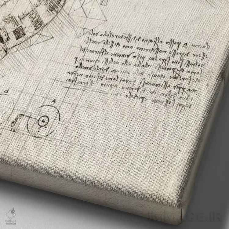 تابلو دکوراتیو فضاپیمای سایوز اثر کورنل ولاد - نمای نزدیک بافت بوم