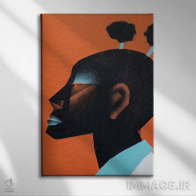 تابلو مدرن کابکا II اثر وی کالونتو - نمای روبهرو روی دیوار