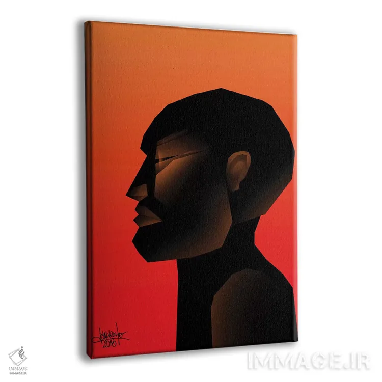 تابلو دکوراتیو خشک II اثر وی کالونتو - نمای پرسپکتیو محصول