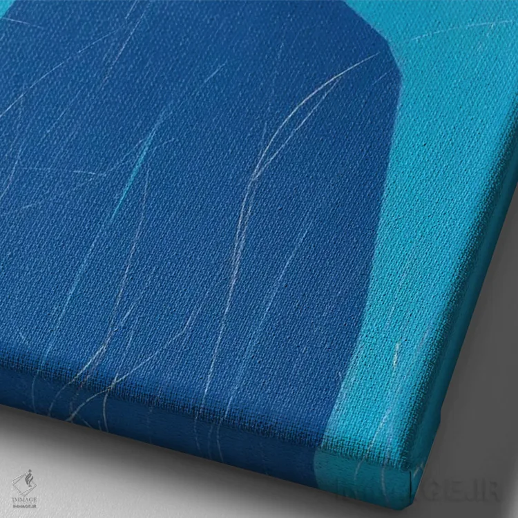 تابلو مدرن غرق شدن داوطلبانه II اثر وی کالونتو - نمای نزدیک بافت بوم