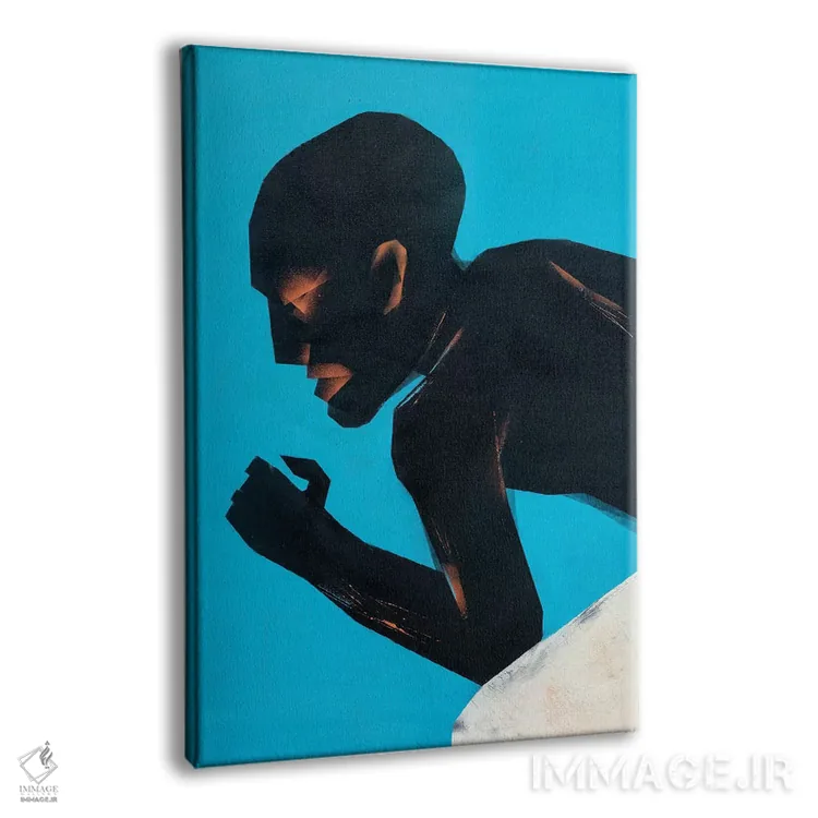 تابلو مدرن حرکات II اثر وی کالونتو - نمای پرسپکتیو محصول