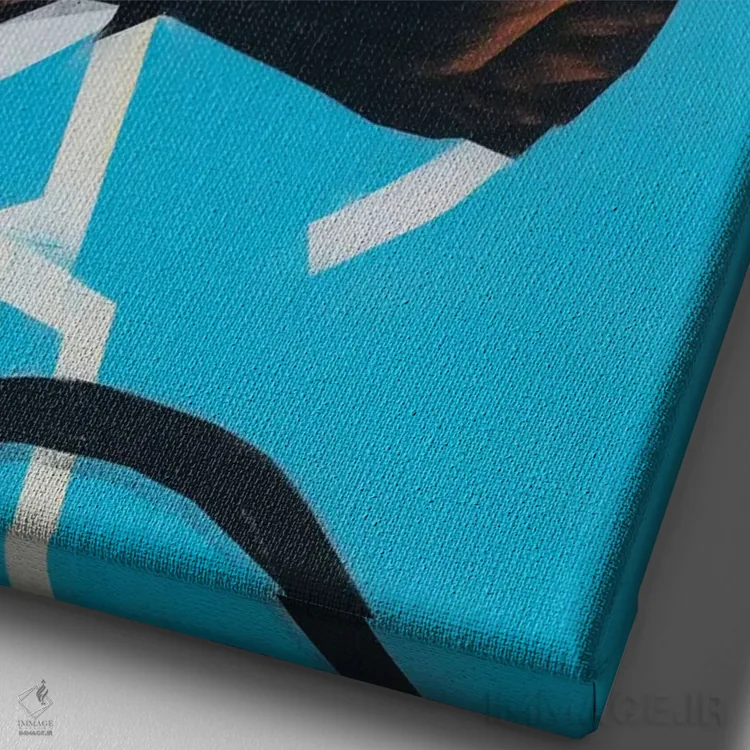 تابلو مدرن میجر I اثر وی کالونتو - نمای نزدیک بافت بوم