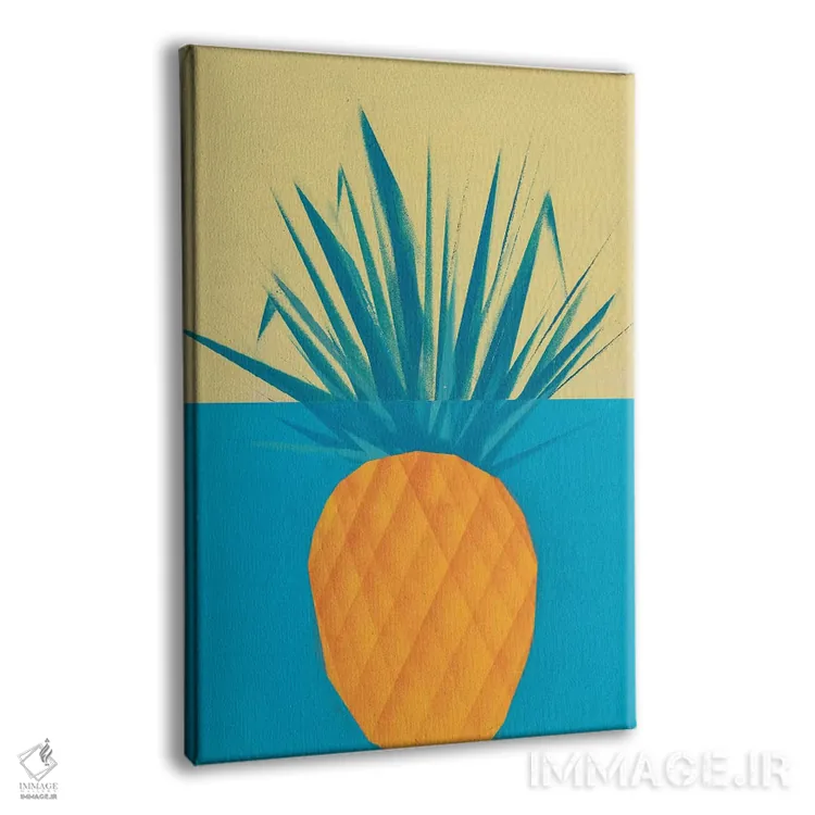تابلو دکوراتیو آناناس اثر وی کالونتو - نمای پرسپکتیو محصول