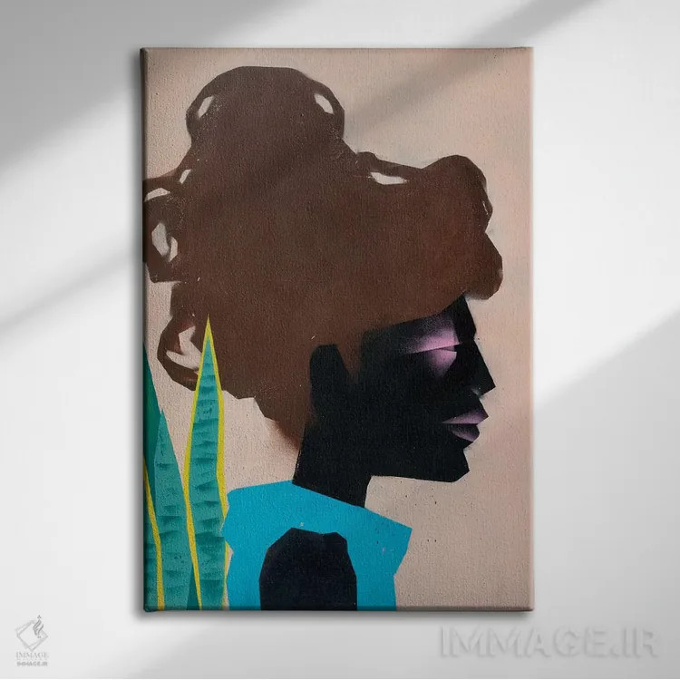 تابلو دکوراتیو انتظار اثر وی کالونتو - نمای روبهرو روی دیوار