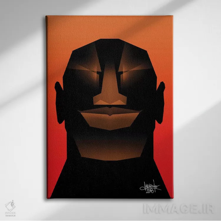 تابلو دکوراتیو خشک III اثر وی کالونتو - نمای روبهرو روی دیوار