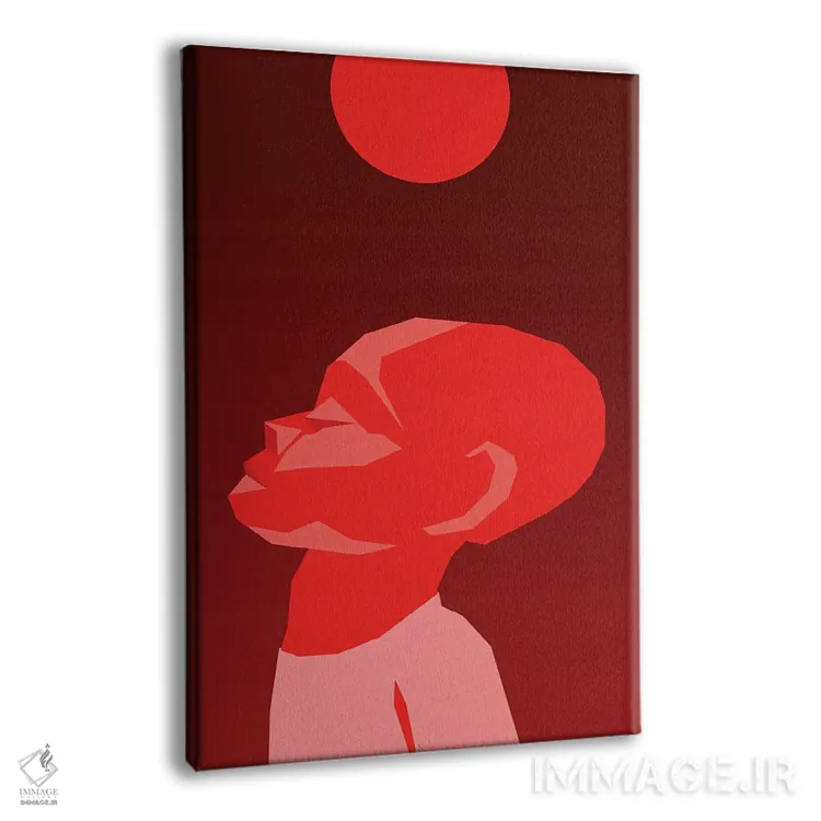 تابلو دکوراتیو شفق قطبی اثر وی کالونتو - نمای پرسپکتیو محصول