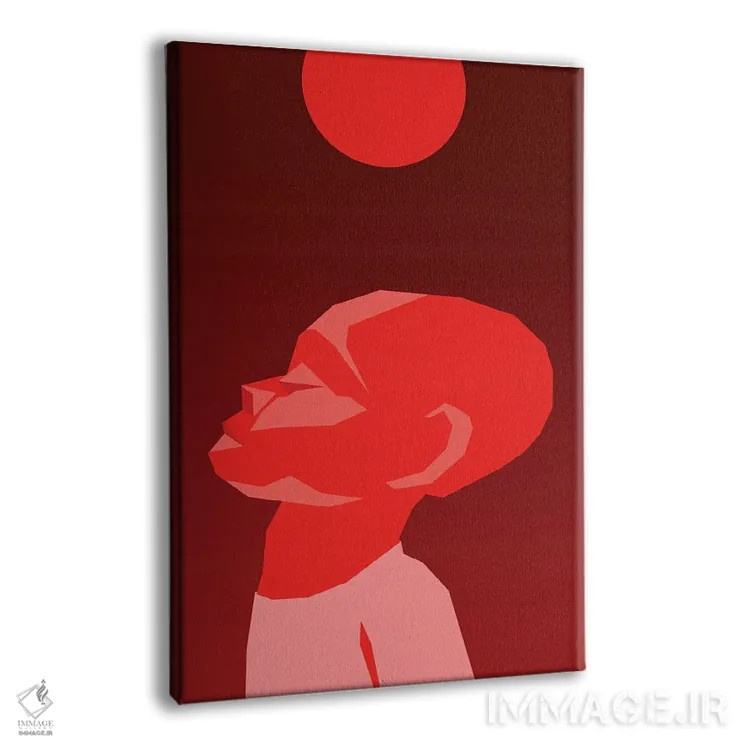 تابلو دکوراتیو شفق قطبی اثر وی کالونتو - نمای پرسپکتیو محصول