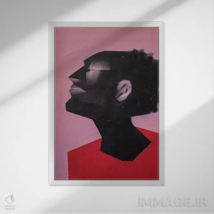 تابلو دکوراتیو باد تازه اثر وی کالونتو - نمای قابدار سفید