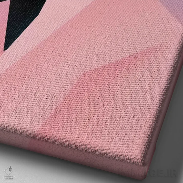 تابلو دکوراتیو فضا همان مکان است II اثر وی کالونتو - نمای نزدیک بافت بوم