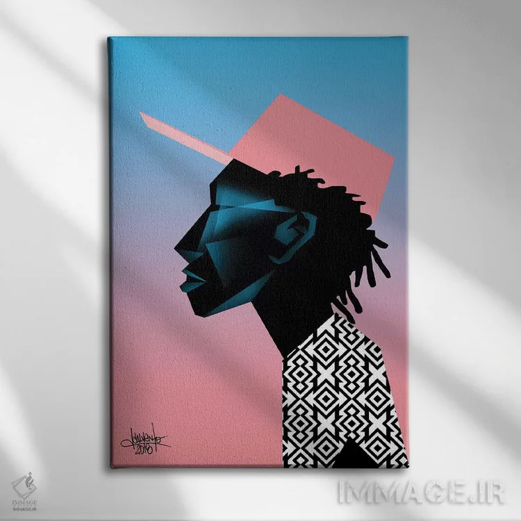 تابلو دکوراتیو فضا همان مکان است IV اثر وی کالونتو - نمای روبهرو روی دیوار