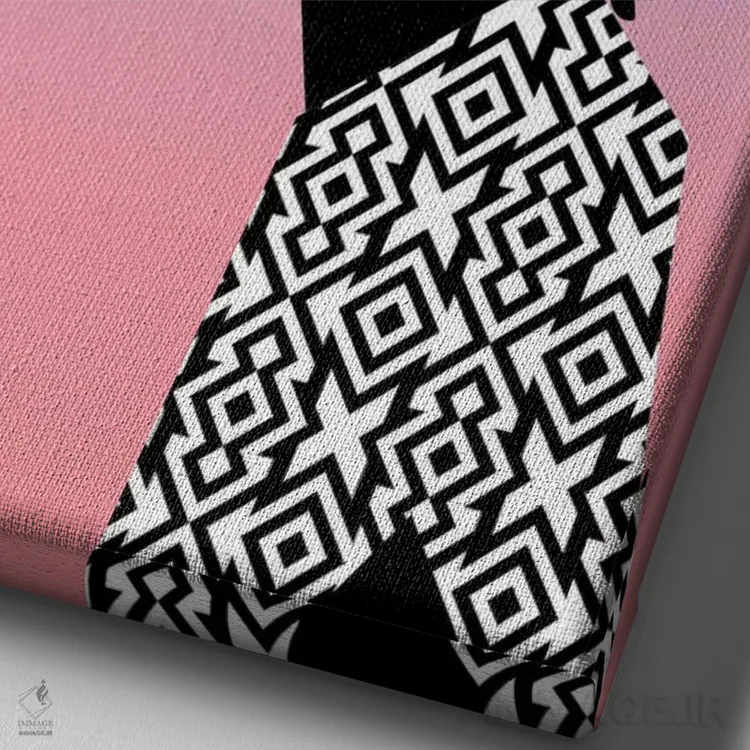 تابلو دکوراتیو فضا همان مکان است IV اثر وی کالونتو - نمای نزدیک بافت بوم