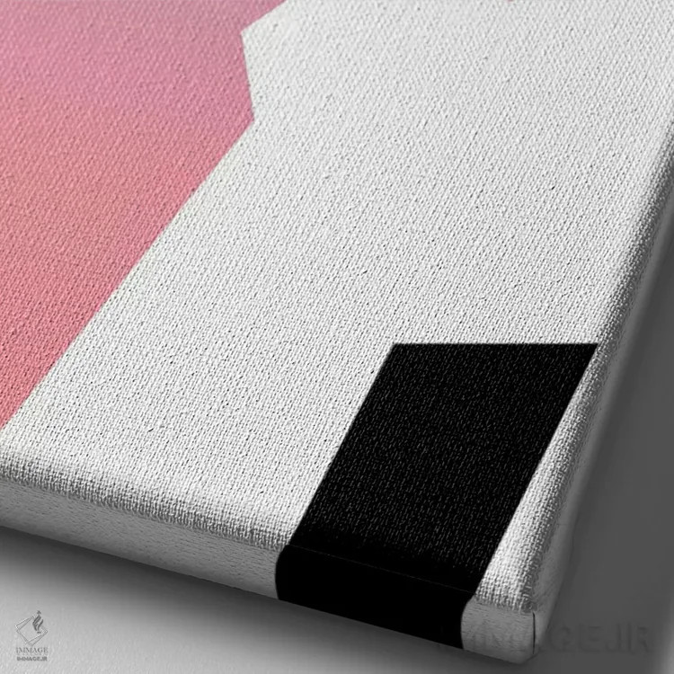 تابلو دکوراتیو فضا همان مکان است III اثر وی کالونتو - نمای نزدیک بافت بوم