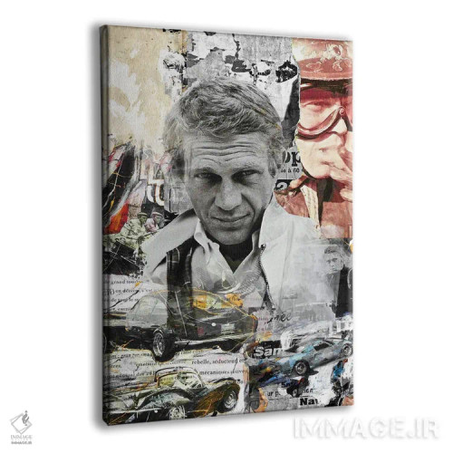 تابلو دکوراتیو مک کویین اثر کارولین وندلین - نمای پرسپکتیو محصول