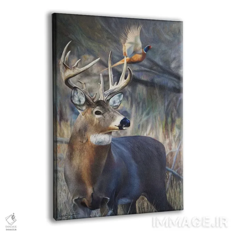 تابلو دکوراتیو شکستن شاخه اثر جیمز کوروین - نمای پرسپکتیو محصول