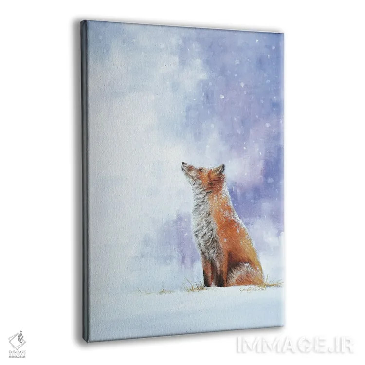 تابلو دکوراتیو سکوت اثر جیمز کوروین - نمای پرسپکتیو محصول