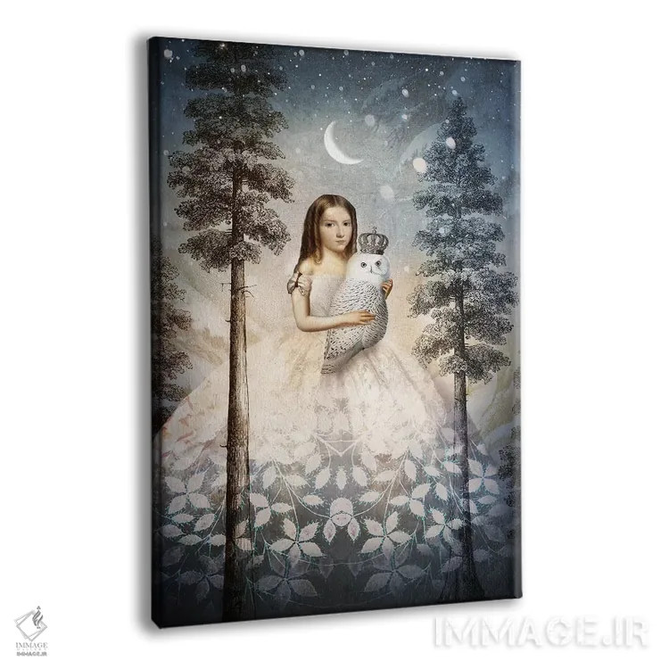 تابلو دکوراتیو دختر بر سوزن ها اثر کاترین ولز-استاین - نمای پرسپکتیو محصول