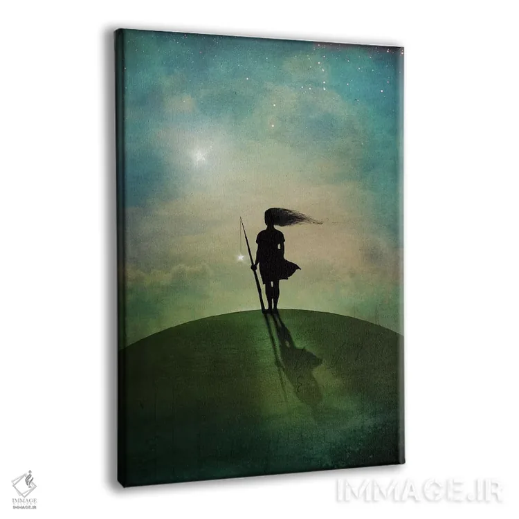 تابلو دکوراتیو ستاره بامدادی اثر کاترین ولز-استاین - نمای پرسپکتیو محصول