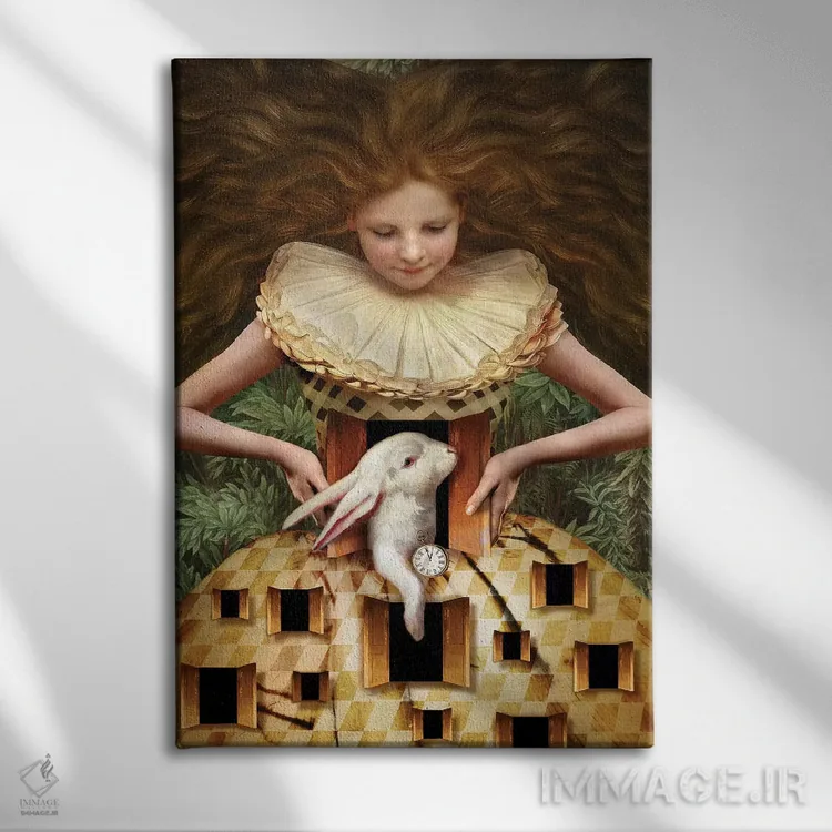 تابلو دکوراتیو سلام آلیس اثر کاترین ولز-استاین - نمای روبهرو روی دیوار