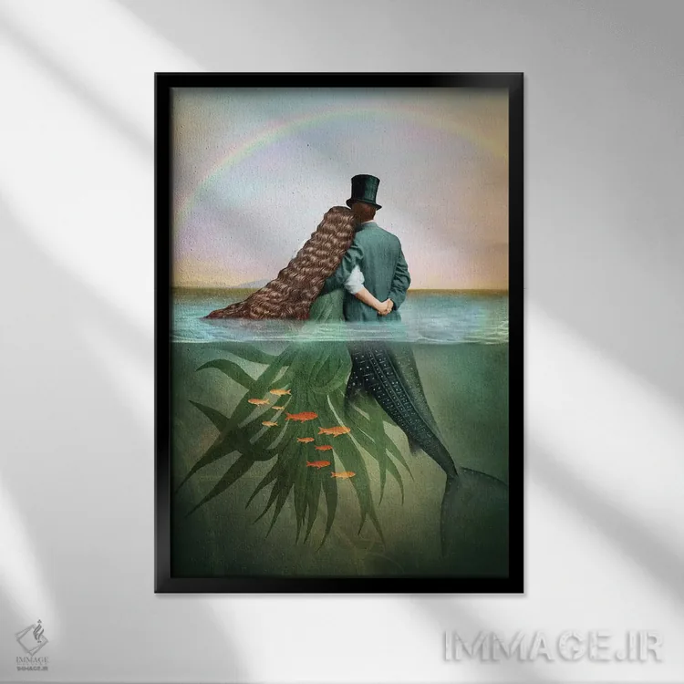 تابلو دکوراتیو از جام ها اثر کاترین ولز-استاین - نمای قابدار مشکی