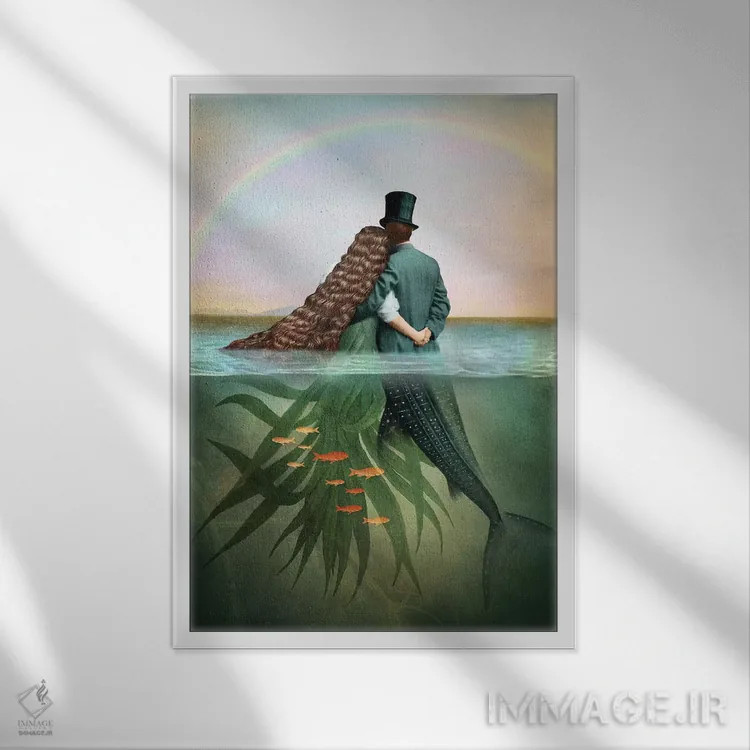 تابلو دکوراتیو از جام ها اثر کاترین ولز-استاین - نمای قابدار سفید