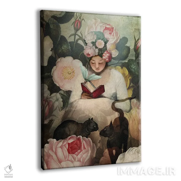 تابلو دکوراتیو مطالعه اثر کاترین ولز-استاین - نمای پرسپکتیو محصول