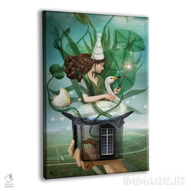 تابلو دکوراتیو جادوگر اثر کاترین ولز-استاین - نمای پرسپکتیو محصول