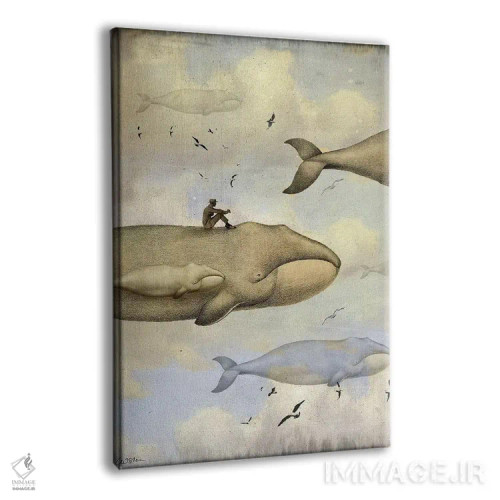 تابلو دکوراتیو تفکر عمیق اثر کاترین ولز-استاین - نمای پرسپکتیو محصول