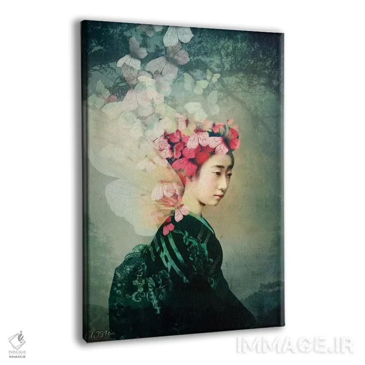 تابلو دکوراتیو پرتره ۱۲ اثر کاترین ولز-استاین - نمای پرسپکتیو محصول