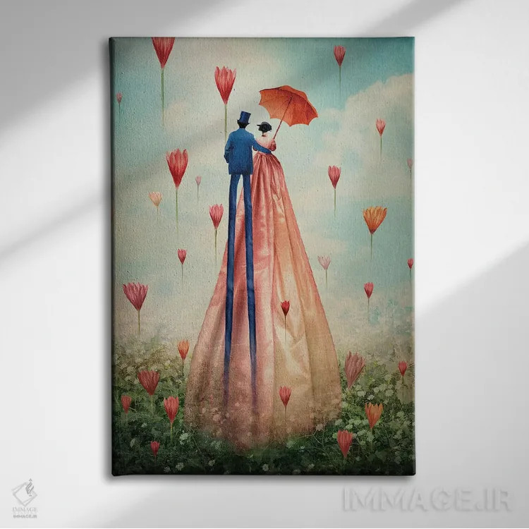 تابلو دکوراتیو صبح بخیر اثر کاترین ولز-استاین - نمای روبهرو روی دیوار