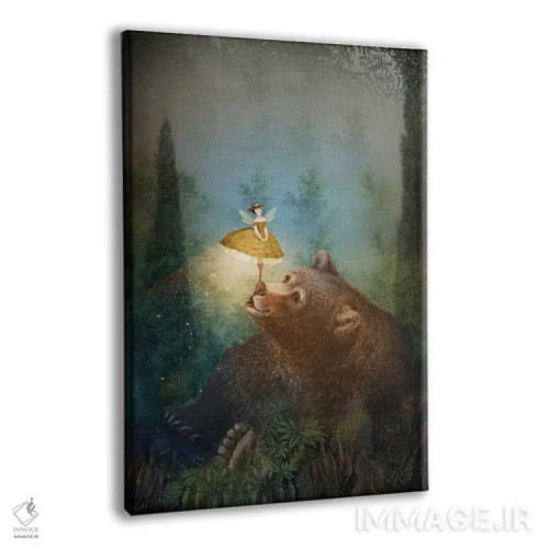 تابلو دکوراتیو جنگل افسانه ای اثر کاترین ولز-استاین - نمای پرسپکتیو محصول