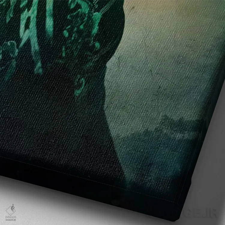 تابلو دکوراتیو پرتره ۱۲ اثر کاترین ولز-استاین - نمای نزدیک بافت بوم