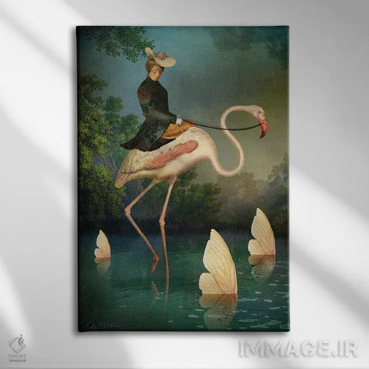 تابلو دکوراتیو عبور اثر کاترین ولز-استاین - نمای روبهرو روی دیوار