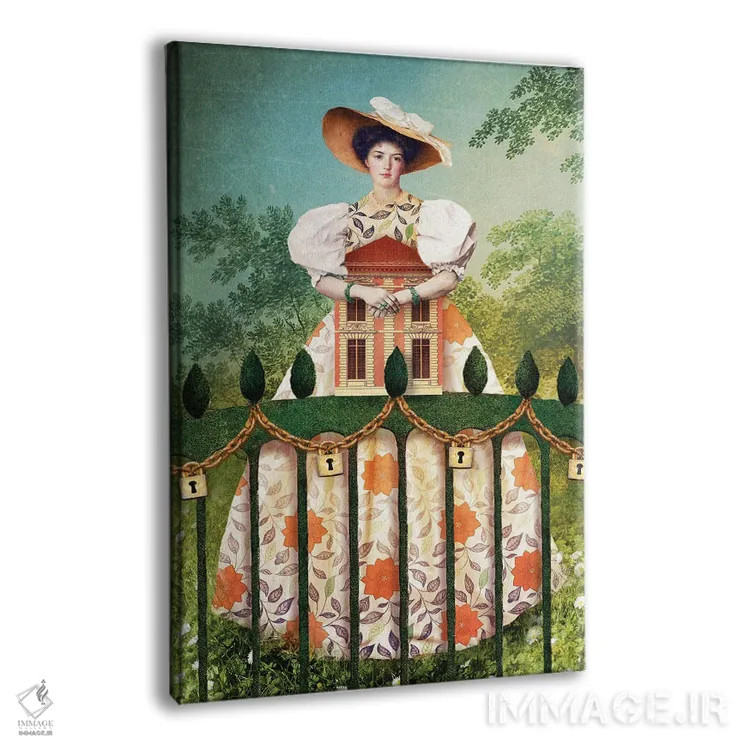 تابلو دکوراتیو چهار سکه اثر کاترین ولز-استاین - نمای پرسپکتیو محصول