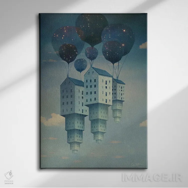 تابلو دکوراتیو سفر بخیر اثر کاترین ولز-استاین - نمای روبهرو روی دیوار